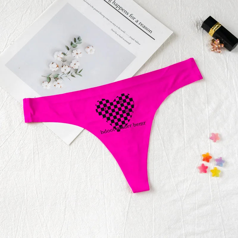 Women Panties Shiny Rhinestone Sexy Lingerie Women Low Rise Nylon Female Underwear Secret G-string Neon Color Women Thong