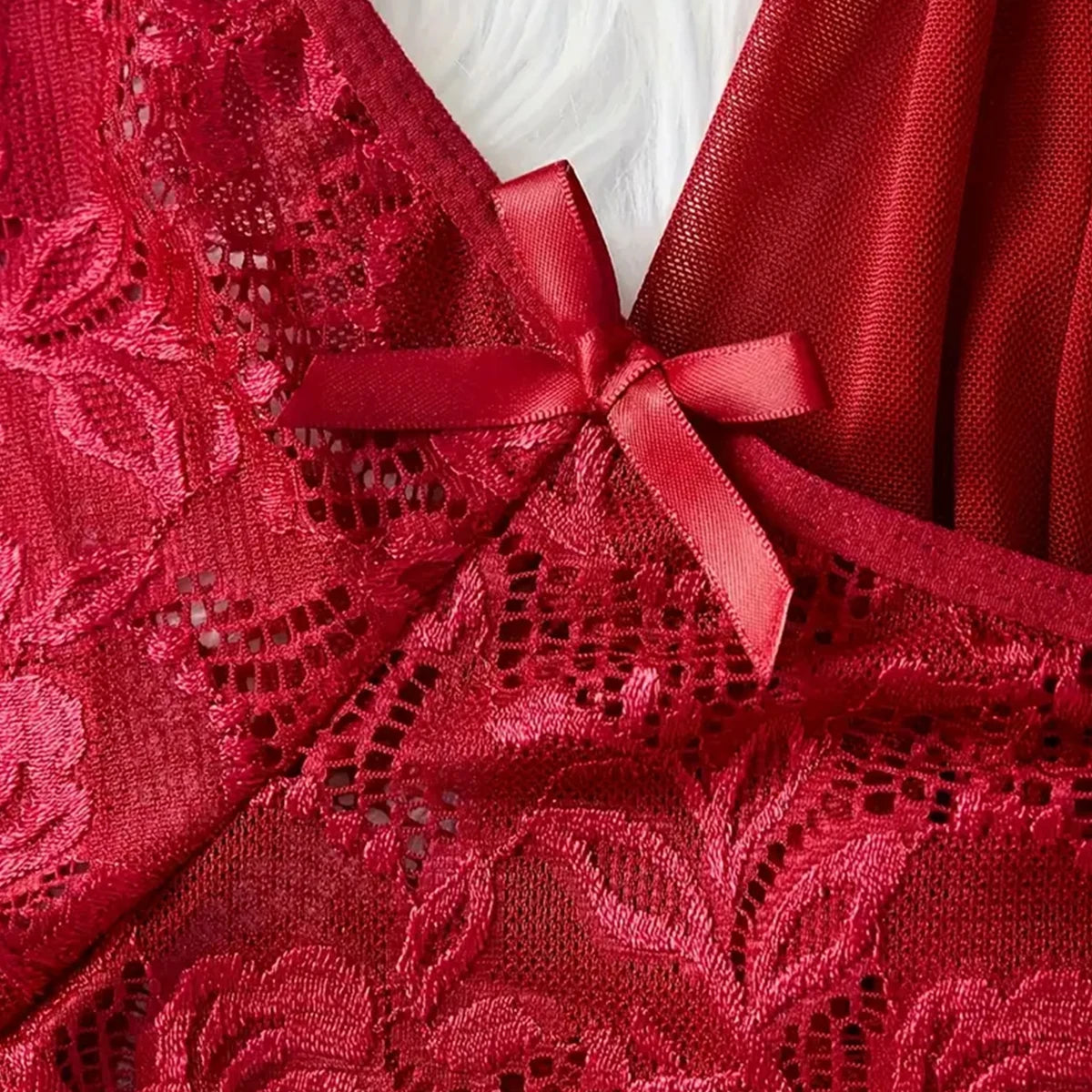 Hot Exotic Cotumes Transparent Dress New Erotic Pajamas Set Lace Sleepwear For Women Babydoll Sexy Lingerie Nightdress Open Bra