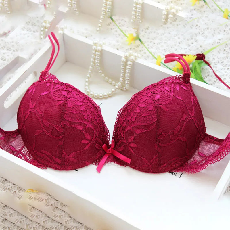Women Sexy Lingerie Set Fashion Lace Lingerie Set Ladies Soild Color Transparent Bra Sexy Comfortable Intimates Underwear Suit