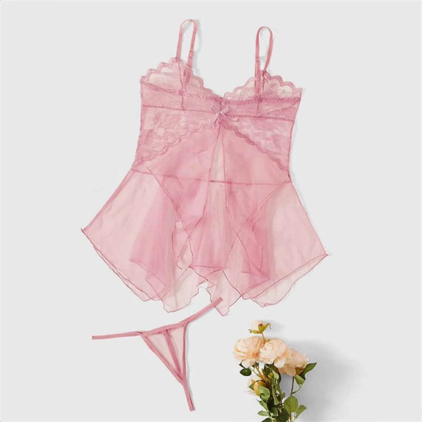 Clothes for Women Sexy Lingerie Women's Lace Fluoroscopy Beauty Tulle Elegant Reverie Sexy Lingerie Garter