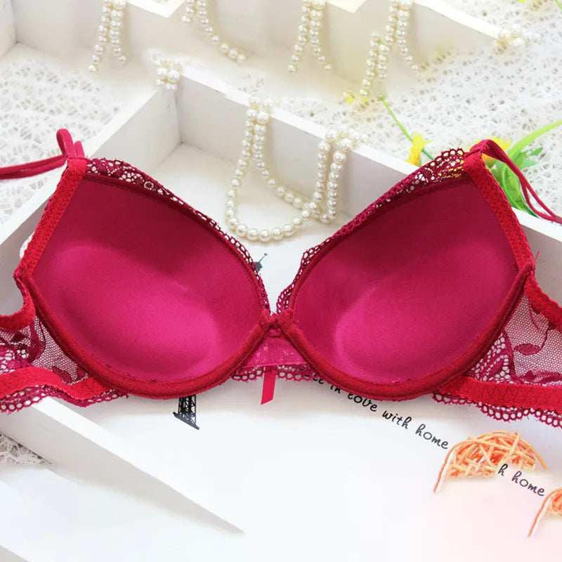 Women Sexy Lingerie Set Fashion Lace Lingerie Set Ladies Soild Color Transparent Bra Sexy Comfortable Intimates Underwear Suit