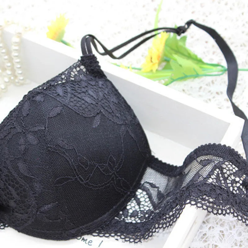 Women Sexy Lingerie Set Fashion Lace Lingerie Set Ladies Soild Color Transparent Bra Sexy Comfortable Intimates Underwear Suit